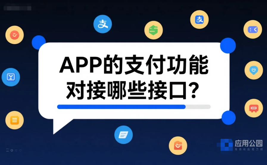 APP的支付功能對接哪些接口?
